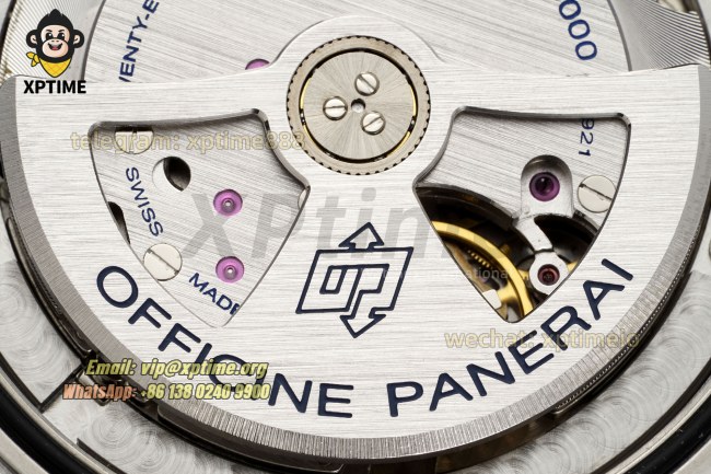 Luminor Marina PAM312 44mm VSF Black/Stick & Numeral on SS/LE Strap P9000 Luminor Marina PAM312 44mm VSF Black/Stick & Numeral on SS/LE Strap P9000