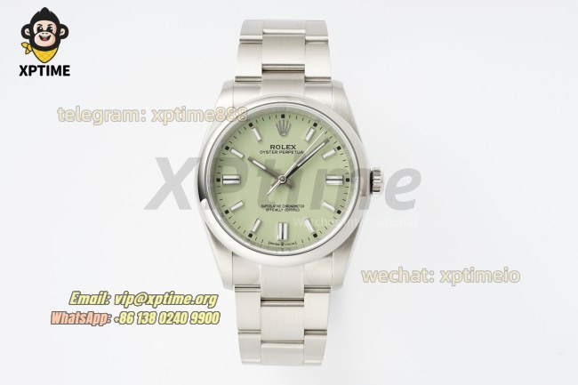 Oyster Perpetual 126000 36mm KRF Pistachio Green/Stick on SS/SS Bracelet VR3230 Oyster Perpetual 126000 36mm KRF Pistachio Green/Stick on SS/SS Bracelet VR3230