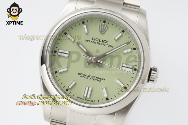 Oyster Perpetual 126000 36mm KRF Pistachio Green/Stick on SS/SS Bracelet VR3230 Oyster Perpetual 126000 36mm KRF Pistachio Green/Stick on SS/SS Bracelet VR3230