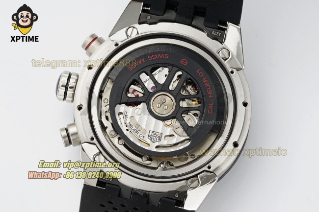 Carrera Cal. HEUER 01 Chrono 43mm XF Gray/Stick on SS/RU Strap A1887 Carrera Cal. HEUER 01 Chrono 43mm XF Gray/Stick on SS/RU Strap A1887