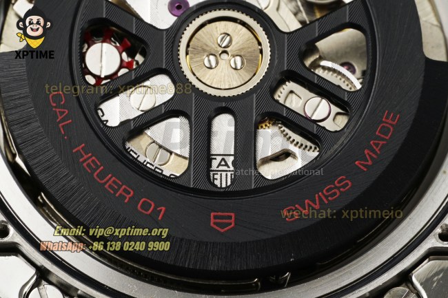 Carrera Cal. HEUER 01 Chrono 43mm XF Gray/Stick on SS/RU Strap A1887 Carrera Cal. HEUER 01 Chrono 43mm XF Gray/Stick on SS/RU Strap A1887