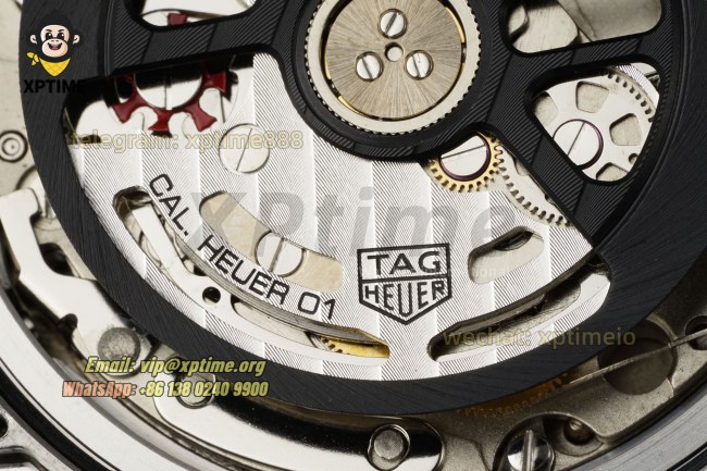 Carrera Cal. HEUER 01 Chrono 43mm XF Gray/Stick on SS/RU Strap A1887 Carrera Cal. HEUER 01 Chrono 43mm XF Gray/Stick on SS/RU Strap A1887