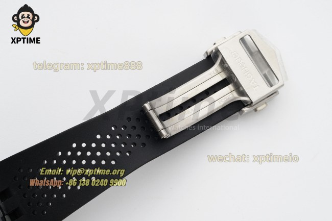 Carrera Cal. HEUER 01 Chrono 43mm XF Skeleton/Stick on SS/RU Strap A1887 Carrera Cal. HEUER 01 Chrono 43mm XF Skeleton/Stick on SS/RU Strap A1887