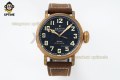 Type 20 Pilot Extra Special 45mm XF Black/Numerals on BR/LE Strap A2824 Type 20 Pilot Extra Special 45mm XF Black/Numerals on BR/LE Strap A2824