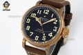 Type 20 Pilot Extra Special 45mm XF Black/Numerals on BR/LE Strap A2824 Type 20 Pilot Extra Special 45mm XF Black/Numerals on BR/LE Strap A2824