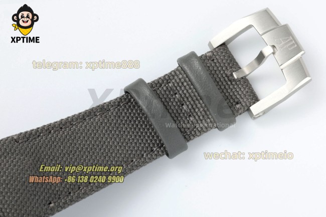 Code 11.59 26396QT 41mm APPF Gray/Stick on SS/NY Strap Code 11.59 26396QT 41mm APPF Gray/Stick on SS/NY Strap