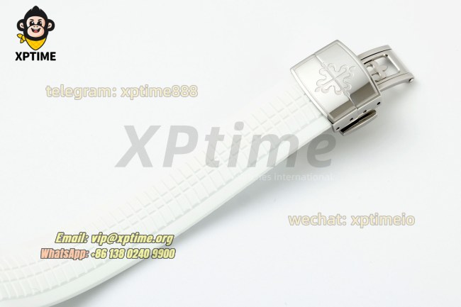 Aquanaut Lady 5067 35.6mm ZF White/Numerals on SS/RU Quartz Aquanaut Lady 5067 35.6mm ZF White/Numerals on SS/RU Quartz