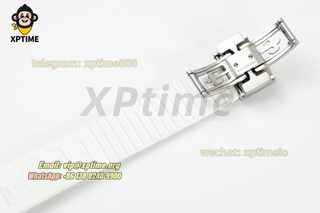 Aquanaut Lady 5067 35.6mm ZF White/Numerals on SS/RU Quartz Aquanaut Lady 5067 35.6mm ZF White/Numerals on SS/RU Quartz