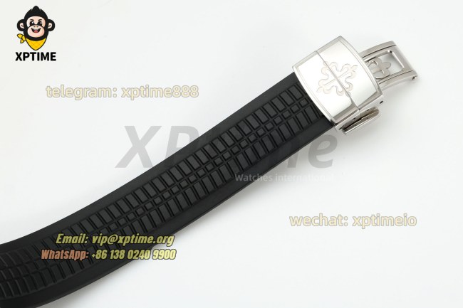 Aquanaut Lady 5067 35.6mm ZF Black/Numerals on SS/RU Quartz Aquanaut Lady 5067 35.6mm ZF Black/Numerals on SS/RU Quartz