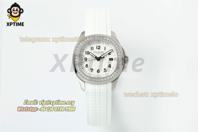 Aquanaut Lady 5067 35.6mm ZF White/Numerals on SS/RU Quartz Aquanaut Lady 5067 35.6mm ZF White/Numerals on SS/RU Quartz