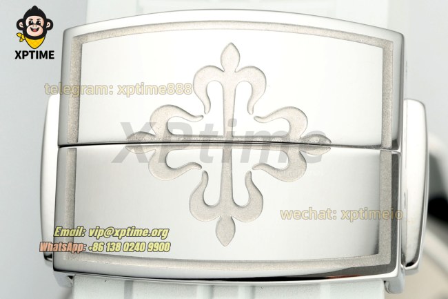 Aquanaut Lady 5067 35.6mm ZF White/Numerals on SS/RU Quartz Aquanaut Lady 5067 35.6mm ZF White/Numerals on SS/RU Quartz