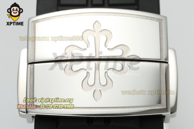 Aquanaut Lady 5067 35.6mm ZF Black/Numerals on SS/RU Quartz Aquanaut Lady 5067 35.6mm ZF Black/Numerals on SS/RU Quartz