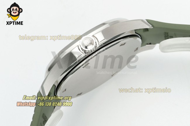 Aquanaut Lady 5067 35.6mm ZF Green/Numerals on SS/RU Quartz Aquanaut Lady 5067 35.6mm ZF Green/Numerals on SS/RU Quartz