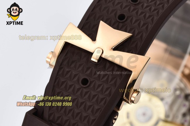 Overseas 4500V 41mm ZF White/Stick on RG/RU Bracelet A5100 Overseas 4500V 41mm ZF White/Stick on RG/RU Bracelet A5100