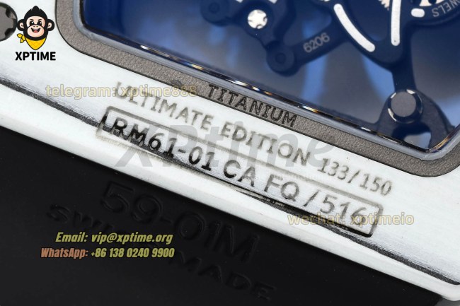 RM61-01 Yohan Blake 43mm ZF Sketelon/Blue on NTPT/RU Strap RMUL2 RM61-01 Yohan Blake 43mm ZF Sketelon/Blue on NTPT/RU Strap RMUL2