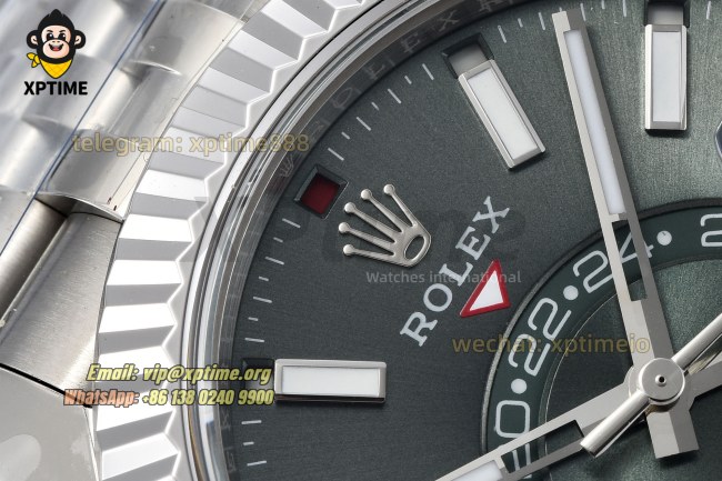 Sky-Dweller 326934 42mm ZF Green/Sticks & Numerals on Jub SS/SS Bracelet A2824 Sky-Dweller 326934 42mm ZF Green/Sticks & Numerals on Jub SS/SS Bracelet A2824