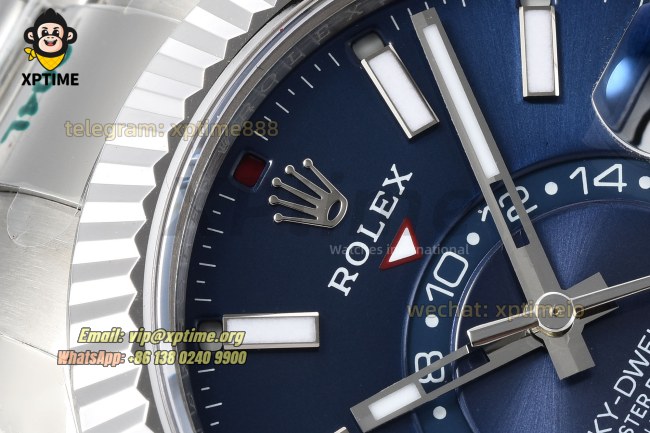 Sky-Dweller 326934 42mm ZF Blue/Sticks & Numerals on Oys SS/SS Bracelet A2824 Sky-Dweller 326934 42mm ZF Blue/Sticks & Numerals on Oys SS/SS Bracelet A2824