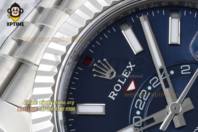 Sky-Dweller 326934 42mm ZF Blue/Sticks & Numerals on Jub SS/SS Bracelet A2824 Sky-Dweller 326934 42mm ZF Blue/Sticks & Numerals on Jub SS/SS Bracelet A2824