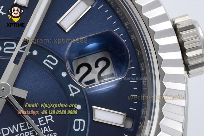 Sky-Dweller 326934 42mm ZF Blue/Sticks & Numerals on Jub SS/SS Bracelet A2824 Sky-Dweller 326934 42mm ZF Blue/Sticks & Numerals on Jub SS/SS Bracelet A2824