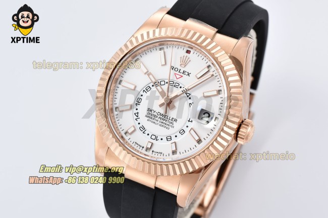 Sky-Dweller 336235 42mm ZF White/Sticks & Numerals on RG/RU Bracelet A2824 (Weighted) Sky-Dweller 336235 42mm ZF White/Sticks & Numerals on RG/RU Bracelet A2824 (Weighted)
