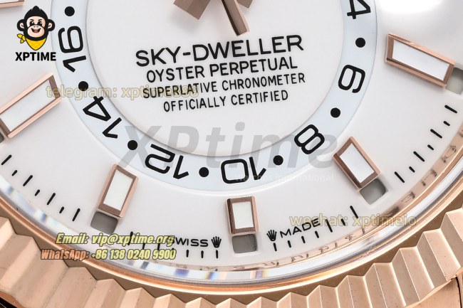 Sky-Dweller 336235 42mm ZF White/Sticks & Numerals on RG/RU Bracelet A2824 (Weighted) Sky-Dweller 336235 42mm ZF White/Sticks & Numerals on RG/RU Bracelet A2824 (Weighted)