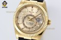 Sky-Dweller 336238 42mm ZF Golden/Sticks & Numerals on YG/RU Bracelet A2824 (Weighted) Sky-Dweller 336238 42mm ZF Golden/Sticks & Numerals on YG/RU Bracelet A2824 (Weighted)