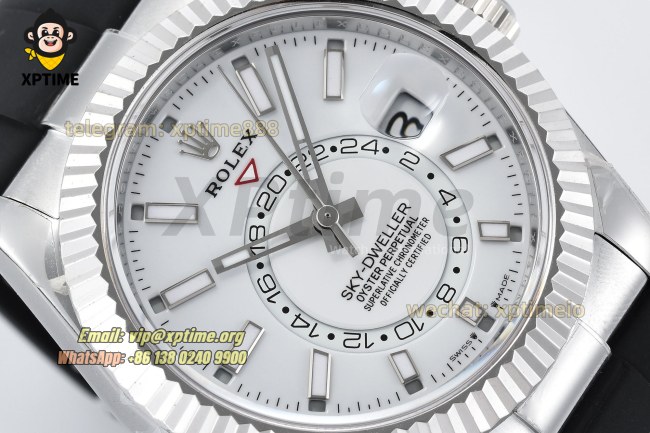 Sky-Dweller 336234 42mm ZF White/Sticks & Numerals on SS/RU Bracelet A2824 (Weighted) Sky-Dweller 336234 42mm ZF White/Sticks & Numerals on SS/RU Bracelet A2824 (Weighted)