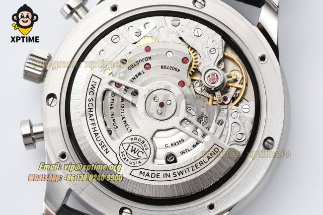 Portugieser Chrono IW371605 41mm ZF White/Numeral on SS/LE Strap A69355 Portugieser Chrono IW371605 41mm ZF White/Numeral on SS/LE Strap A69355