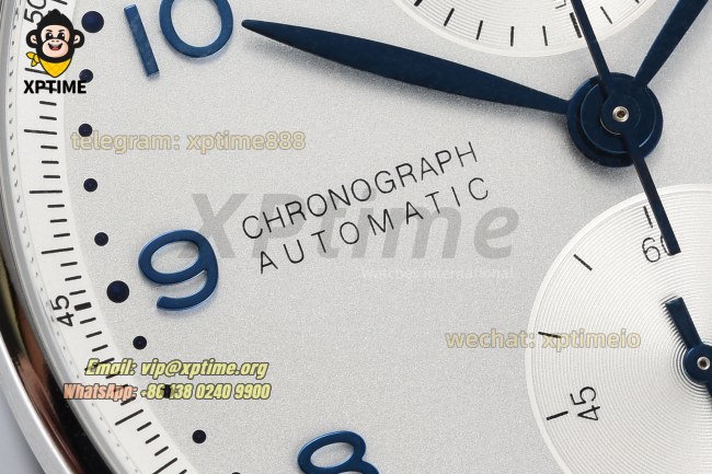 Portugieser Chrono IW371605 41mm ZF White/Numeral on SS/LE Strap A69355 Portugieser Chrono IW371605 41mm ZF White/Numeral on SS/LE Strap A69355