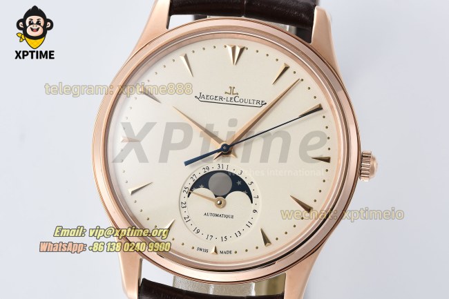 Master Ultra Thin Moon Phase 39mm ZF Beige/Sticks on RG/LE Strap V2 A925 Super Clone Master Ultra Thin Moon Phase 39mm ZF Beige/Sticks on RG/LE Strap V2 A925 Super Clone