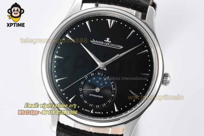 Master Ultra Thin Moon Phase 39mm ZF Black/Sticks on SS/LE Strap V2 A925 Super Clone Master Ultra Thin Moon Phase 39mm ZF Black/Sticks on SS/LE Strap V2 A925 Super Clone