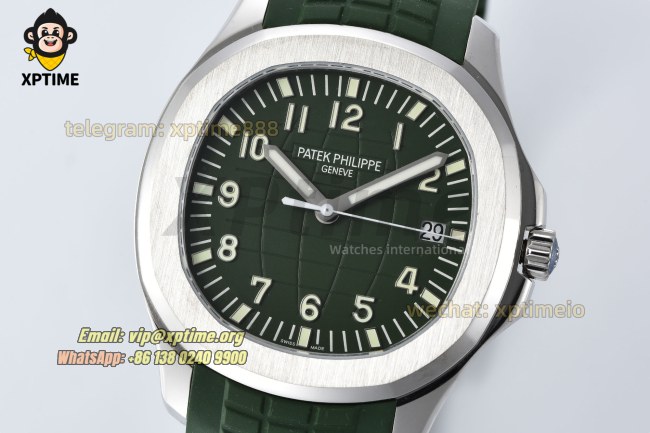 Aquanaut Ref.5168R 42MM ZF Green/Numerals on SS/RU Bracelet A324 Aquanaut Ref.5168R 42MM ZF Green/Numerals on SS/RU Bracelet A324