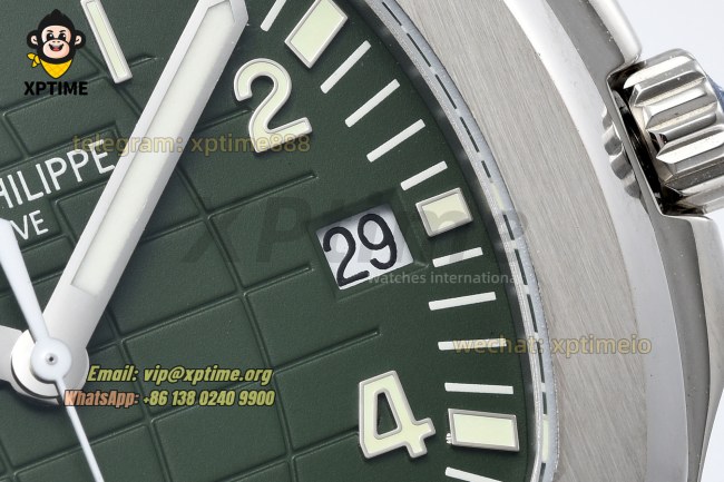Aquanaut Ref.5168R 42MM ZF Green/Numerals on SS/RU Bracelet A324 Aquanaut Ref.5168R 42MM ZF Green/Numerals on SS/RU Bracelet A324