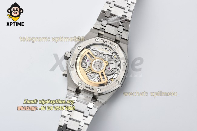 Royal Oak Chrono 26240ST 41mm ZF Blue/Stick on SS/SS Bracelet SH4401 Super Clone Royal Oak Chrono 26240ST 41mm ZF Blue/Stick on SS/SS Bracelet SH4401 Super Clone