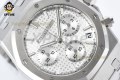 Royal Oak Chrono 26240ST 41mm ZF White/Stick on SS/SS Bracelet SH4401 Super Clone Royal Oak Chrono 26240ST 41mm ZF White/Stick on SS/SS Bracelet SH4401 Super Clone