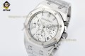 Royal Oak Chrono 26240ST 41mm ZF White/Stick on SS/SS Bracelet SH4401 Super Clone Royal Oak Chrono 26240ST 41mm ZF White/Stick on SS/SS Bracelet SH4401 Super Clone