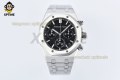 Royal Oak Chrono 26240ST 41mm ZF Black/Stick on SS/SS Bracelet SH4401 Super Clone Royal Oak Chrono 26240ST 41mm ZF Black/Stick on SS/SS Bracelet SH4401 Super Clone