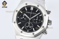 Royal Oak Chrono 26240ST 41mm ZF Black/Stick on SS/SS Bracelet SH4401 Super Clone Royal Oak Chrono 26240ST 41mm ZF Black/Stick on SS/SS Bracelet SH4401 Super Clone