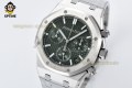 Royal Oak Chrono 26240ST 41mm ZF Green/Stick on SS/SS Bracelet SH4401 Super Clone Royal Oak Chrono 26240ST 41mm ZF Green/Stick on SS/SS Bracelet SH4401 Super Clone