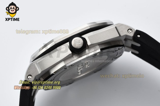 Royal Oak Offshore Diver 15703 42mm ZF Black/Stick on SS/RU Strap SA3120 Super Clone Royal Oak Offshore Diver 15703 42mm ZF Black/Stick on SS/RU Strap SA3120 Super Clone