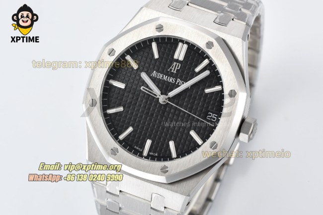 Royal Oak 15500 41mm ZF Black/Stick on SS/SS Bracelet V3 A4302 Super Clone Royal Oak 15500 41mm ZF Black/Stick on SS/SS Bracelet V3 A4302 Super Clone