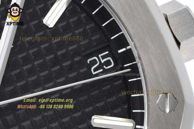Royal Oak 15500 41mm ZF Black/Stick on SS/SS Bracelet V3 A4302 Super Clone Royal Oak 15500 41mm ZF Black/Stick on SS/SS Bracelet V3 A4302 Super Clone