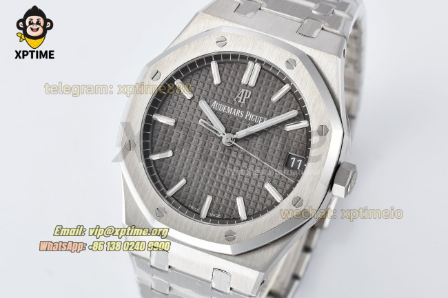 Royal Oak 15500 41mm ZF Gray/Stick on SS/SS Bracelet V3 A4302 Super Clone Royal Oak 15500 41mm ZF Gray/Stick on SS/SS Bracelet V3 A4302 Super Clone
