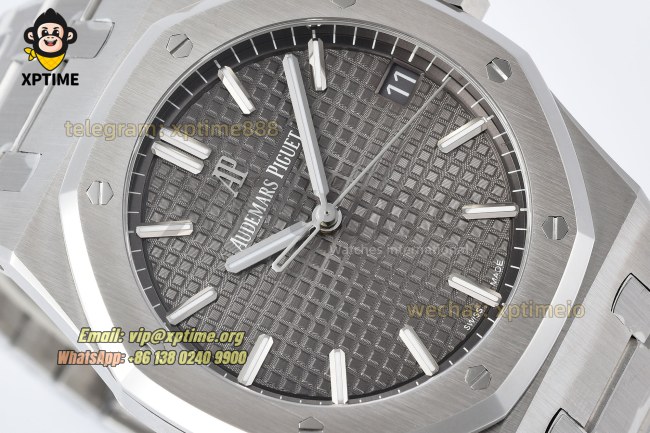 Royal Oak 15500 41mm ZF Gray/Stick on SS/SS Bracelet V3 A4302 Super Clone Royal Oak 15500 41mm ZF Gray/Stick on SS/SS Bracelet V3 A4302 Super Clone