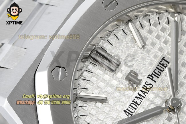 Royal Oak 15450 37mm ZF White/Stick on SS/SS Bracelet SA3120 Super Clone Royal Oak 15450 37mm ZF White/Stick on SS/SS Bracelet SA3120 Super Clone