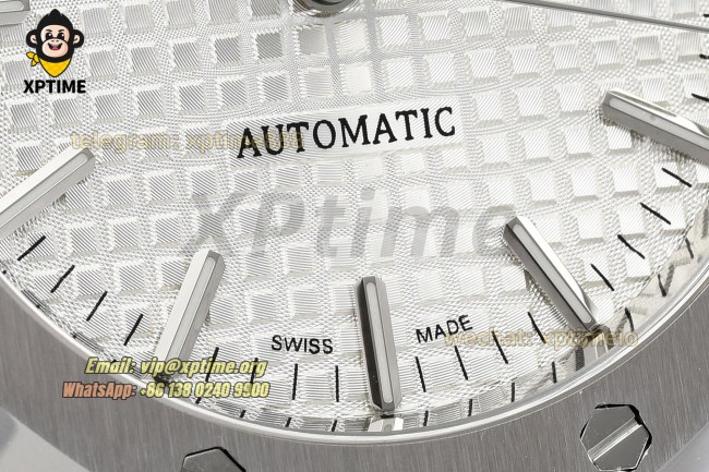 Royal Oak 15450 37mm ZF White/Stick on SS/SS Bracelet SA3120 Super Clone Royal Oak 15450 37mm ZF White/Stick on SS/SS Bracelet SA3120 Super Clone