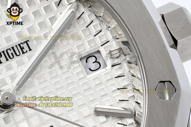 Royal Oak 15450 37mm ZF White/Stick on SS/SS Bracelet SA3120 Super Clone Royal Oak 15450 37mm ZF White/Stick on SS/SS Bracelet SA3120 Super Clone