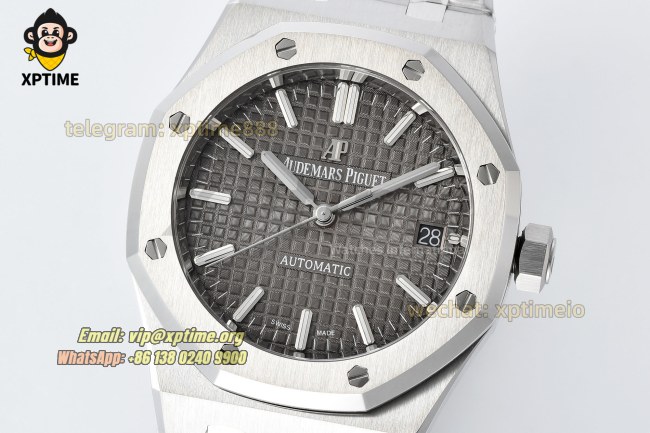 Royal Oak 15450 37mm ZF Gray/Stick on SS/SS Bracelet SA3120 Super Clone Royal Oak 15450 37mm ZF Gray/Stick on SS/SS Bracelet SA3120 Super Clone