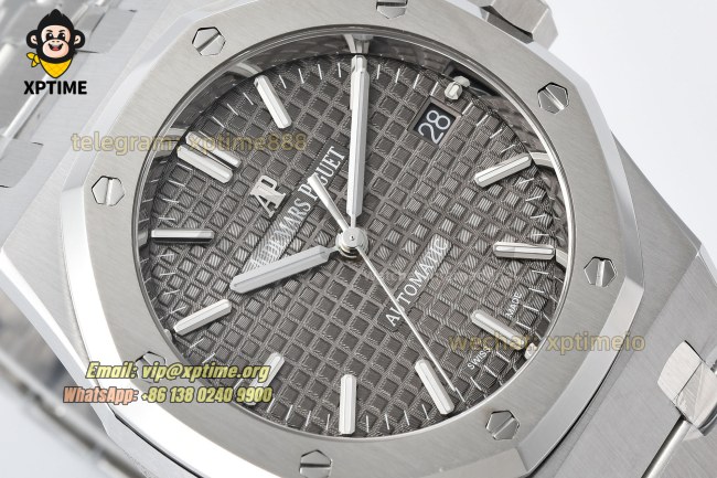 Royal Oak 15450 37mm ZF Gray/Stick on SS/SS Bracelet SA3120 Super Clone Royal Oak 15450 37mm ZF Gray/Stick on SS/SS Bracelet SA3120 Super Clone