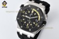 Royal Oak Offshore Diver 15720 42mm ZF Black/Stick on SS/RU Strap A4308 Royal Oak Offshore Diver 15720 42mm ZF Black/Stick on SS/RU Strap A4308